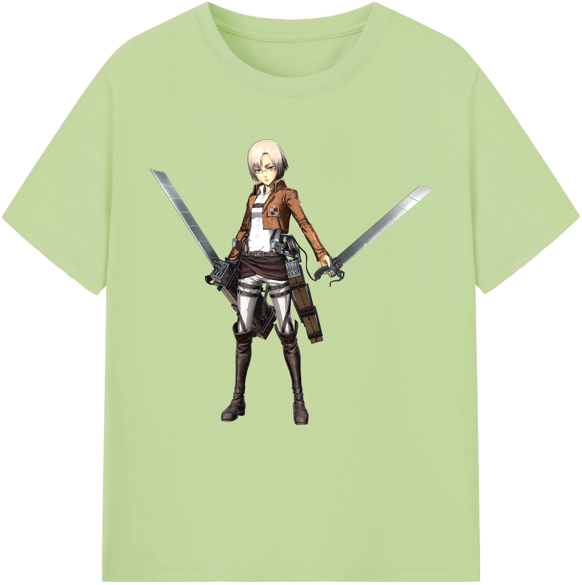 （画像用）  綿100％半袖Tシャツ（フロントプリント）